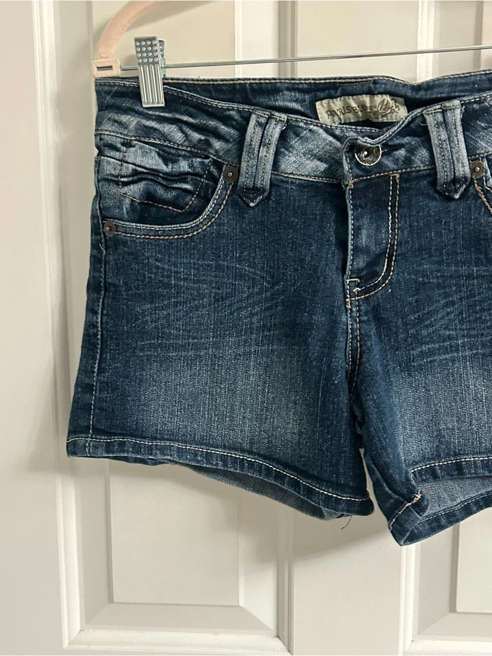 Paris Blues Women's Dark Blue Denim Shorts